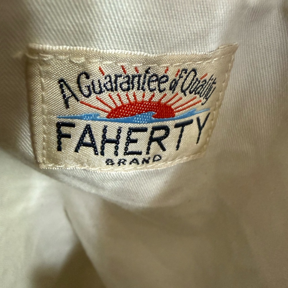 Faherty Gray Aztec Patterned Tote Bag - image 4